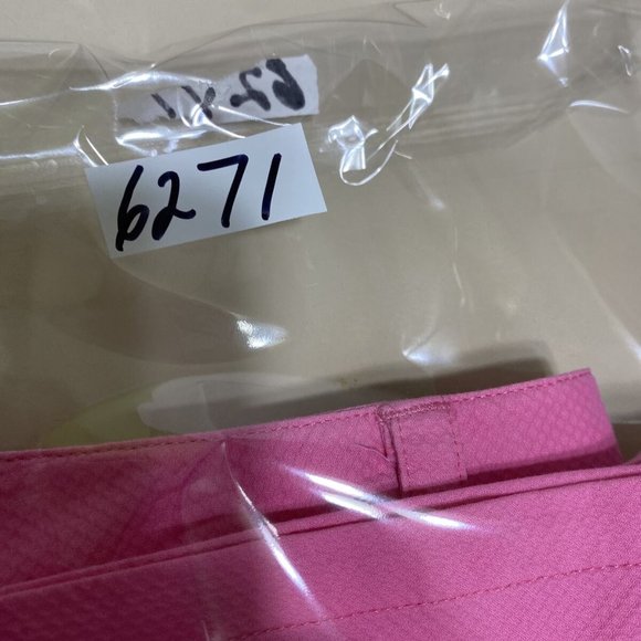 Tori Richard Women Pink A Line Mini Skirt Semi Texture Back Zip Front Pocket Sz2 - Picture 10 of 10